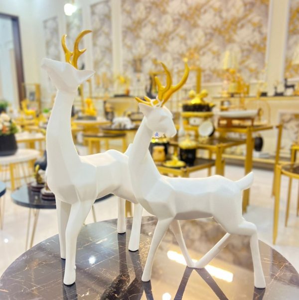 White Deer Decoration