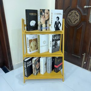3-Tier Folding Wooden Rack