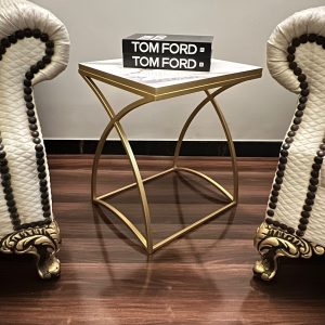 Square Marble End Table
